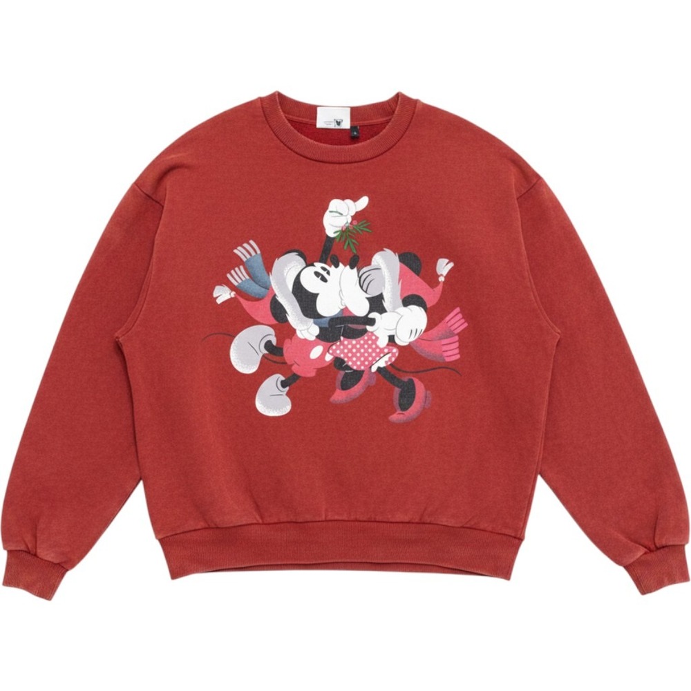Disney x ASOS Vintage Holiday Mickey Minnie Sweatshirt Womens XL Retro Steetwear